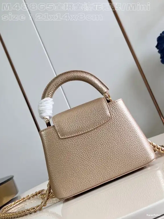 VUITTON CAPUCINES MINI-21*14*8CM LOUIS 0618